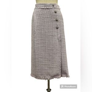 Women’s tweed lurex skirt